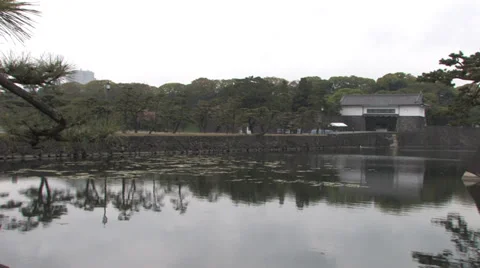 Tokyo Imperial Palace Stock Footage 39459350