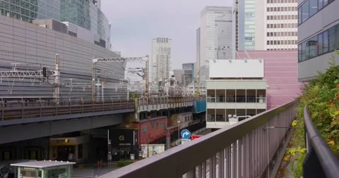 Tokyo, Japan Train Stock Footage 224594501