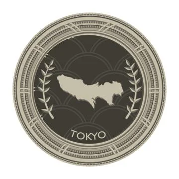 Tokyo Map Stock Illustration