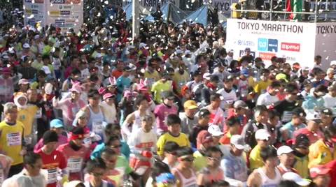 Tokyo Marathon Stock-Footage 31207201