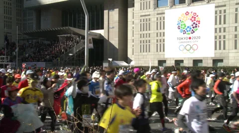 Tokyo Marathon Video stock 31207256