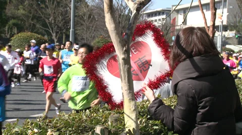 Tokyo Marathon Stock Footage 31253369
