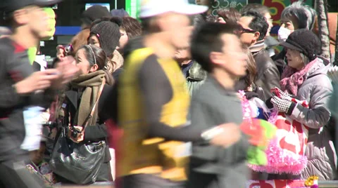 Tokyo Marathon Stock Footage 31253414