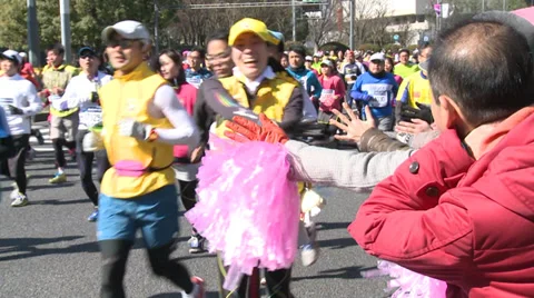 Tokyo Marathon Stock Footage 31253519