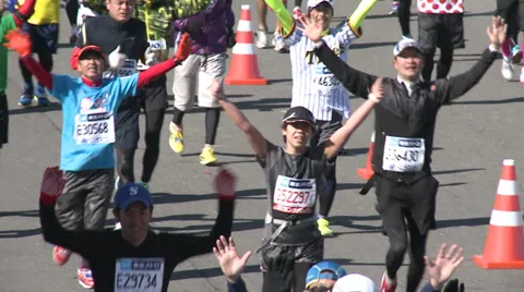 Tokyo Marathon Stock-Footage 31255350