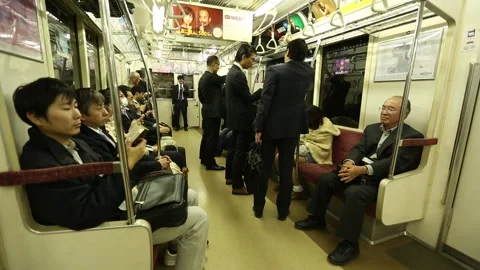 Tokyo Metro Stock Footage 203784484