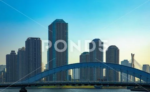 Tokyo, a mixture of modernity and tradition Stock Photos