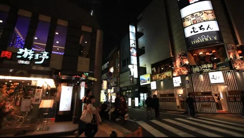 Tokyo Night Drive Stock Footage 986776