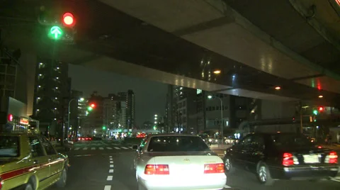 Tokyo night driving Stock-Footage 31079552