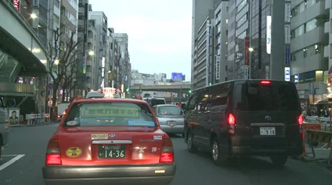 Tokyo night driving Stock-Footage 31079653