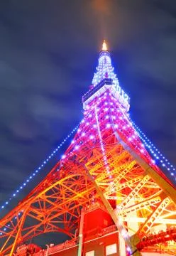 Tokyo by night Stock Photos
