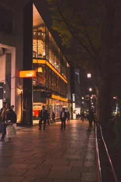 Tokyo at night Stock Photos