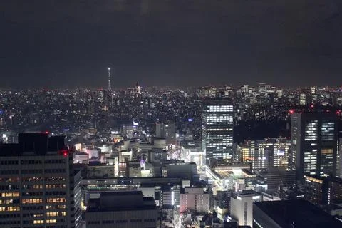 Tokyo by night Stock Photos