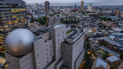 Tokyo Night Time Lapse 库存影片 114612222