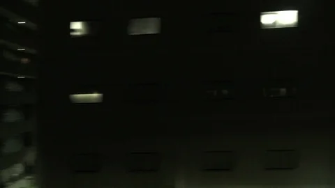 Tokyo night from the train Video stock 94423157