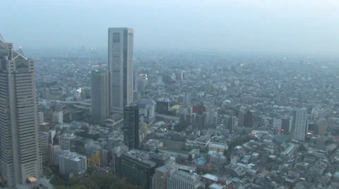 Tokyo night view Stock Footage 39359187