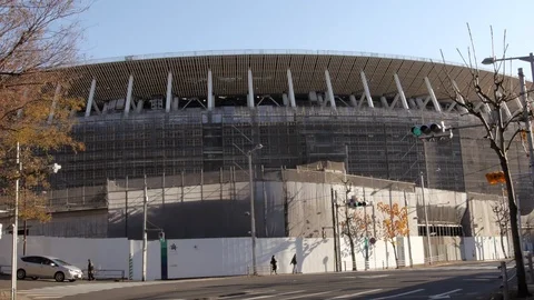 Tokyo olympic games stadium Stock Footage 102598266