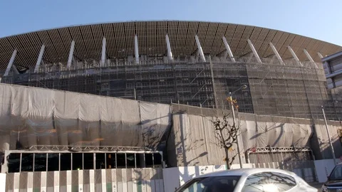 Tokyo olympic games stadium Video stock 102598329