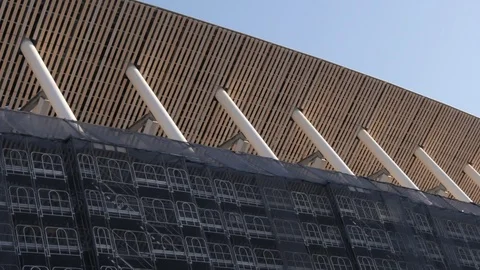 Tokyo olympic games stadium Video stock 102598345