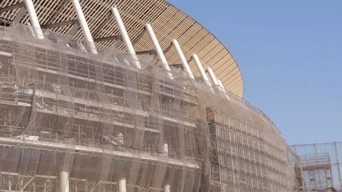 Tokyo olympic games stadium Video stock 102598359