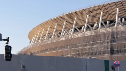 Tokyo olympic games stadium Video stock 102598482