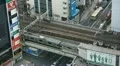 Tokyo Railway, Japan, Regional Train Passing, Speed Train, Metropolitan Area HD Footage