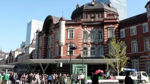 TOKYO RAILWAY STATION Stock Footage 84864570