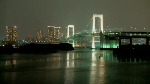 Tokyo rainbow bridge 스톡 동영상 285841