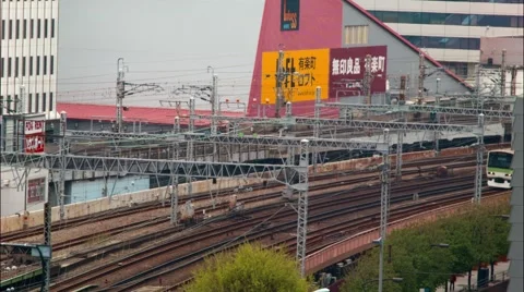 Tokyo  Regional Train Passing, Speed Train, Metropolitan Area Stock-Footage 49337378