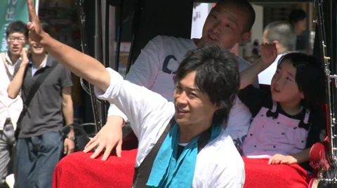 Tokyo Rickshaw Video stock 31403481
