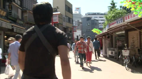 Tokyo Rickshaw Stock Footage 31439981