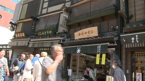 Tokyo Rickshaw Stock Footage 31440014