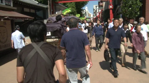 Tokyo Rickshaw Stock Footage 31440102