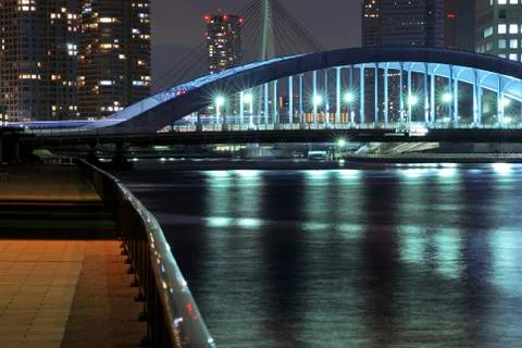 Tokyo river Stock Photos