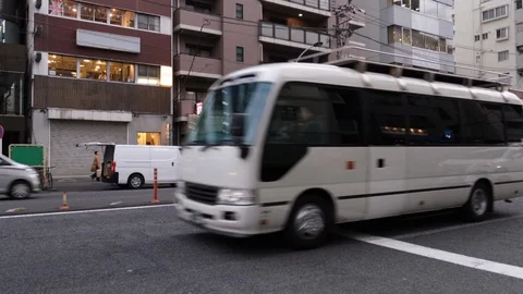 Tokyo Road Traffic Stock Footage 105197393