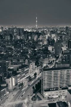 Tokyo rooftop Stock Photos