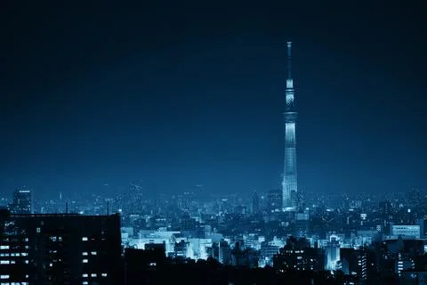 Tokyo rooftop Stock Photos