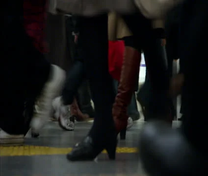 Tokyo rush hour 動画素材 23444000