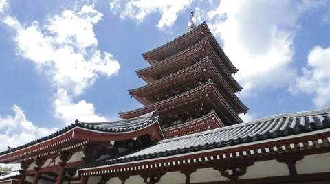 Tokyo-Senso-Ji 017 Video stock 1042602