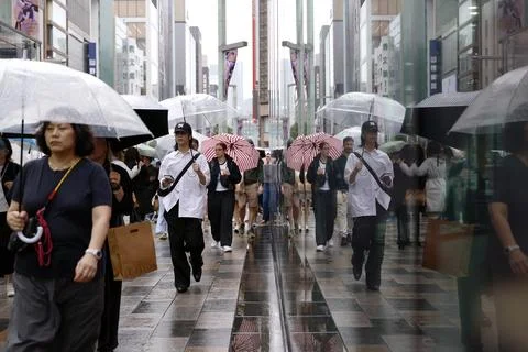 Tokyo sets record for consecutive days of rain, Japan - 29 Sep 2026 Stock Photos