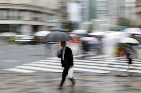 Tokyo sets record for consecutive days of rain, Japan - 29 Sep 2026 Stock Photos