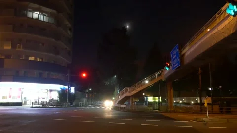 Tokyo Shirokane Takanawa night view 2021... Stock Video Pond5