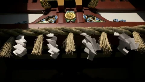 TOKYO SHRINE LOW ANGLE Video stock 93195575
