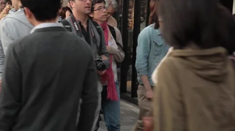 Tokyo - Sidewalk scene 2 Video stock 40516943