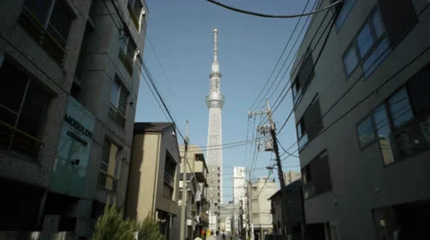 Tokyo Sky Tree 1 Stock Footage 24868096