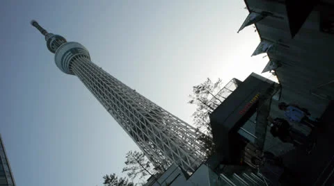 Tokyo Sky Tree 4 Stock Footage 24868296