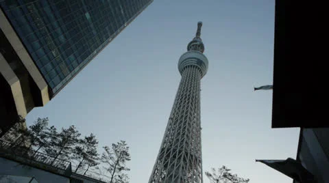 Tokyo Sky Tree 4 Stock Footage 24868305