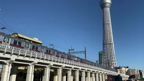 Tokyo Sky Tree Stock Footage 148086726