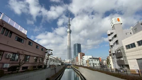 Tokyo Sky Tree Stock Footage 148086895