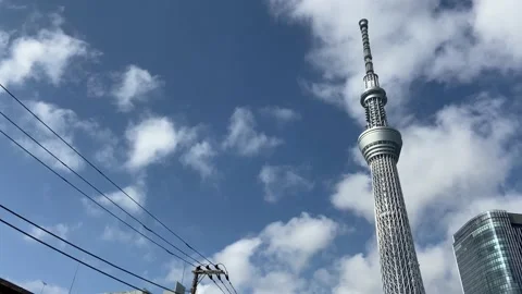 Tokyo Sky Tree Stock Footage 148086942